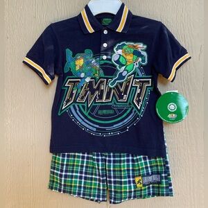 Deadstock 2008 teenage mutant ninja turtles 2 piece set size 4